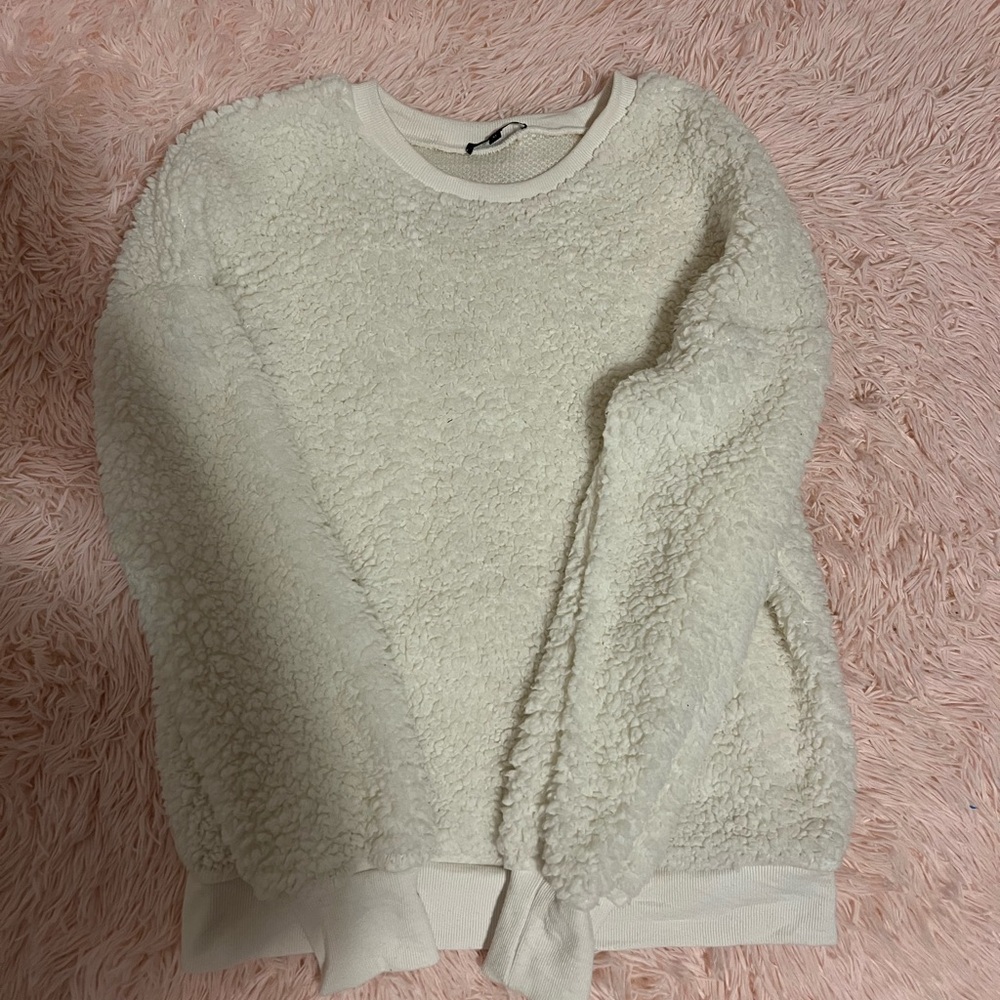 Staccato White Crew Neck Sweater